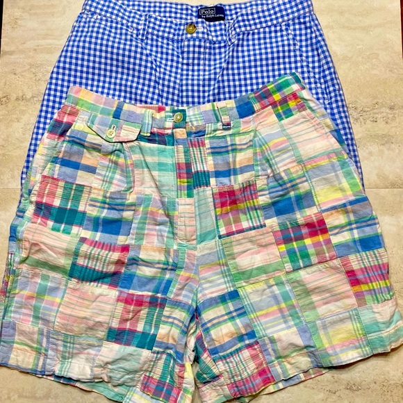 Ralph Lauren Pants - Polo Ralph Lauren Gingham & Madras Plaid Shorts